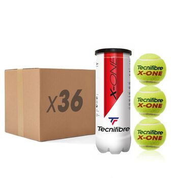 X-ONE Tennisball : Karton mit 36 Dosen
